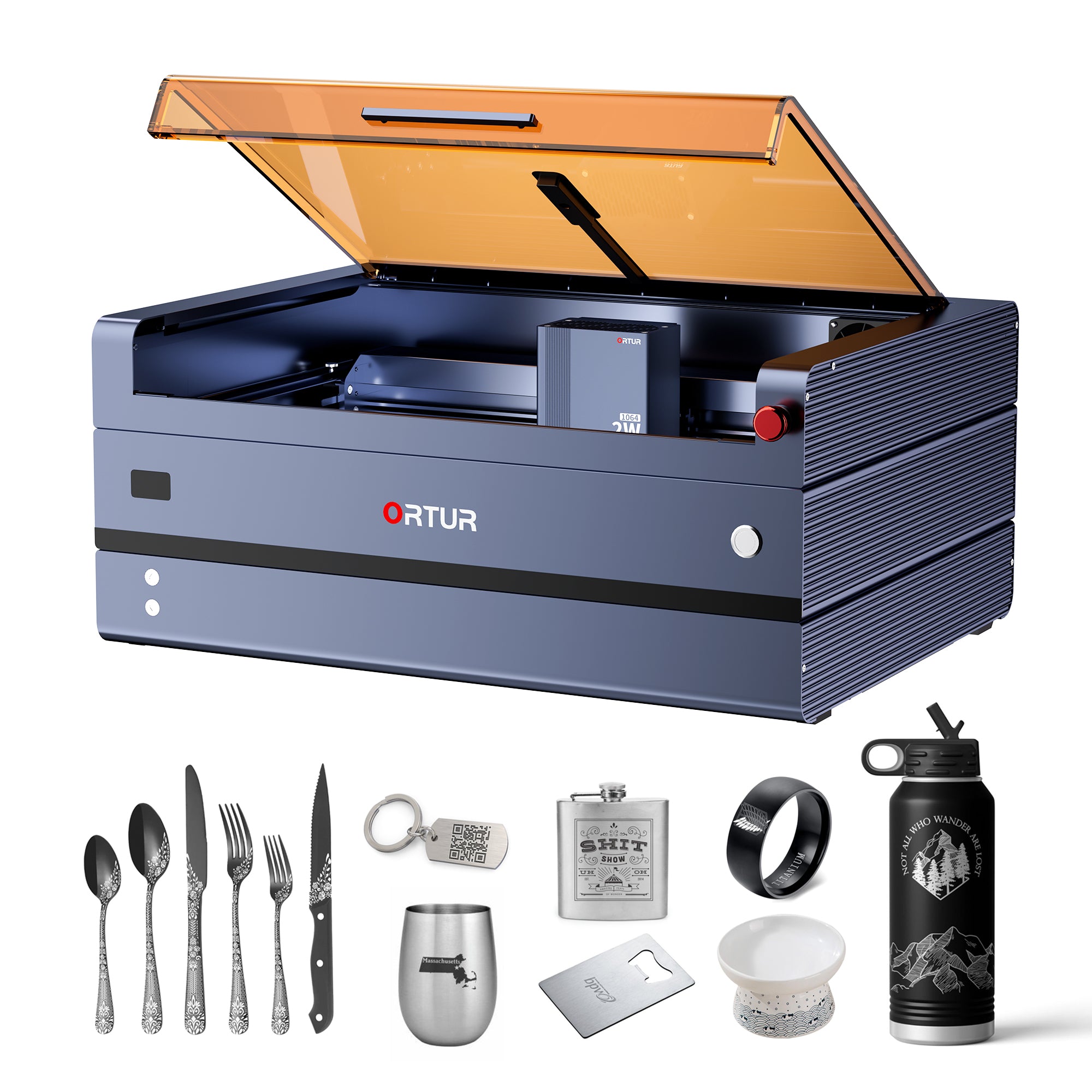 Ortur H20: Ultimate 40W Laser Engraving & Cutting Master，10W/20W/40W Cutting & Infrared 2W for Metal Engraving