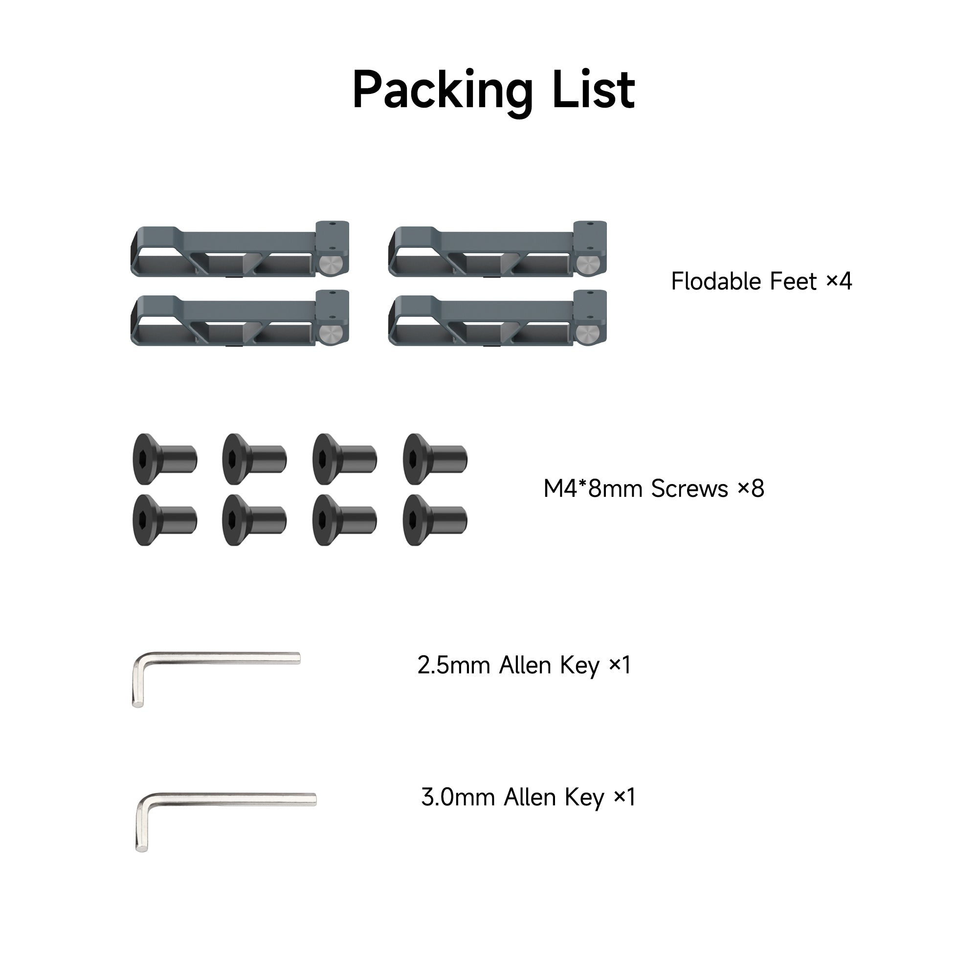 Ortur Foldable Feet for Laser Master 3 Series (FFT1.0)