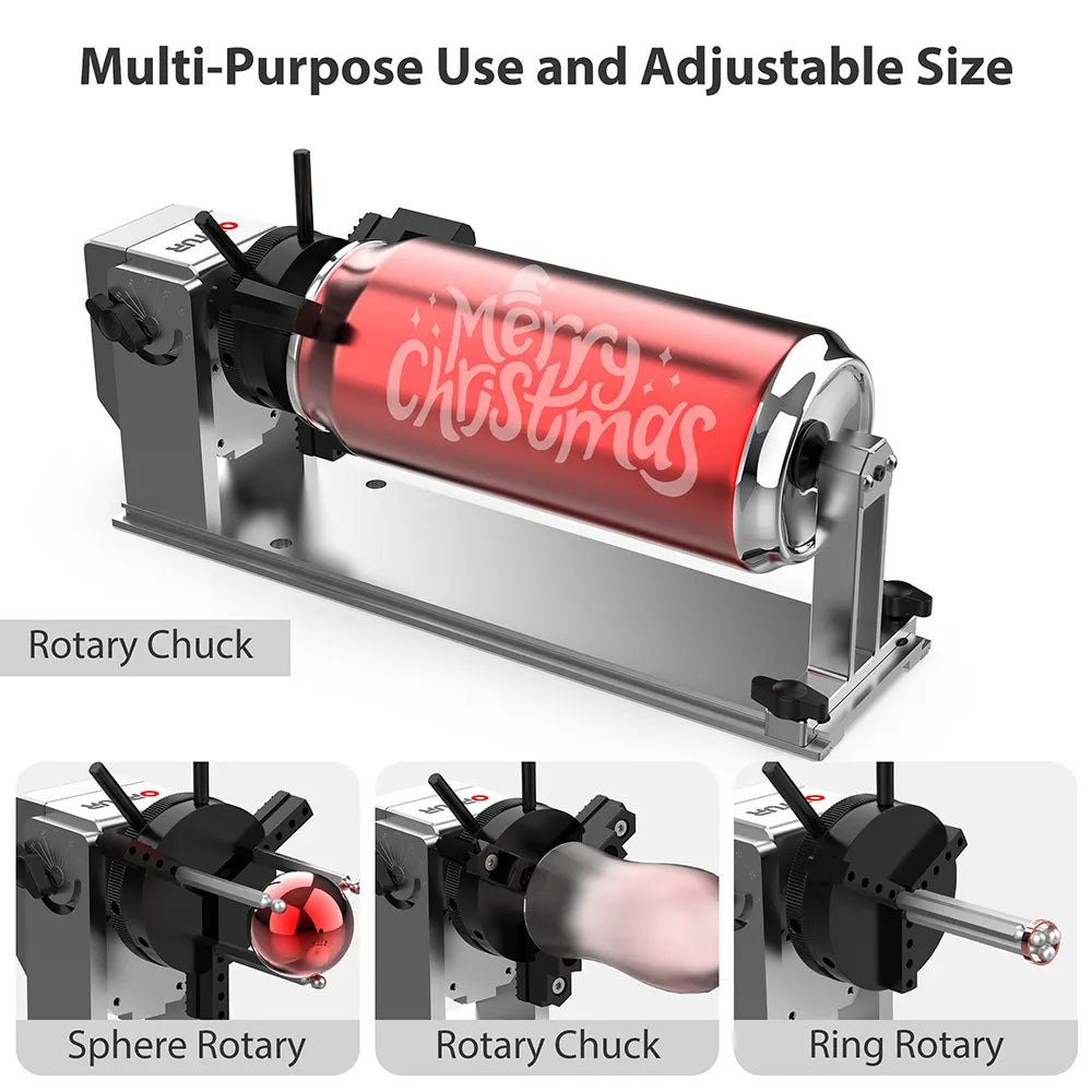 Ortur Y-axis Rotary Chuck YRC1.0 for Laser Engraver