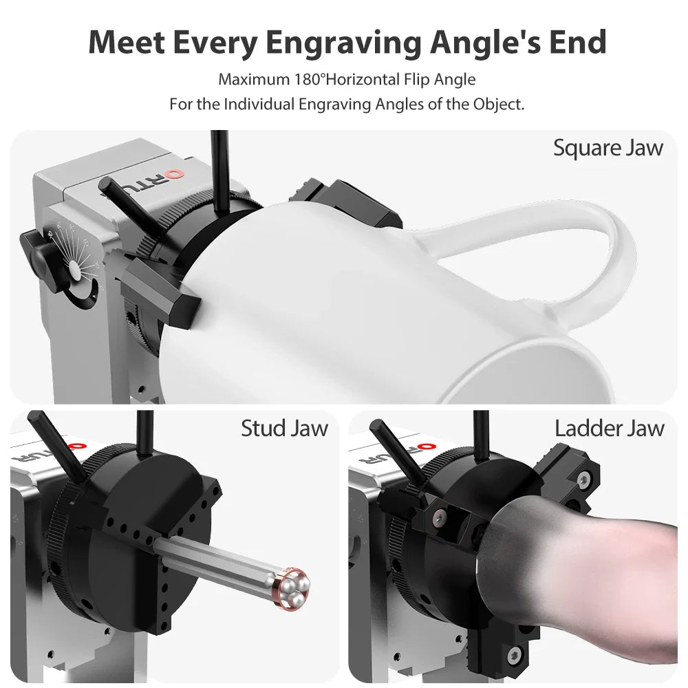 Ortur Y-axis Rotary Chuck YRC1.0 for Laser Engraver
