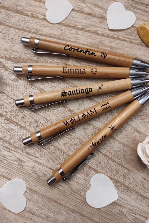 During the back-to-school season, the sales volume of stationery works made with a laser engraving machine is extremely high.
