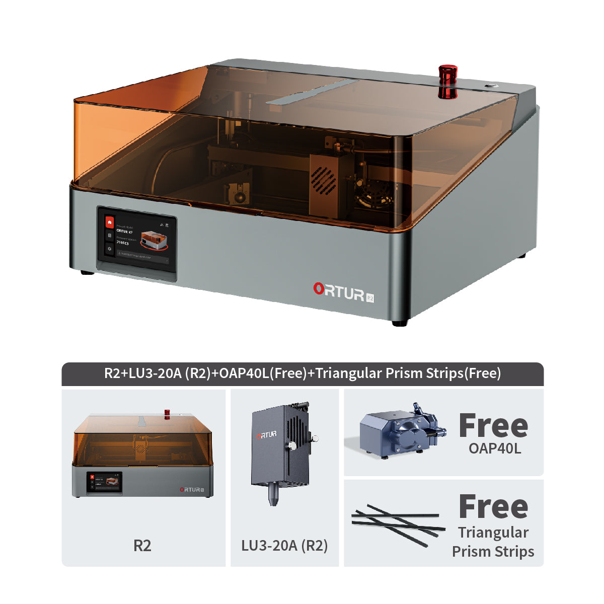 ORTUR R2 Smart Laser Engraver | As Simple as Your First Smartphone (One-Tap Control)