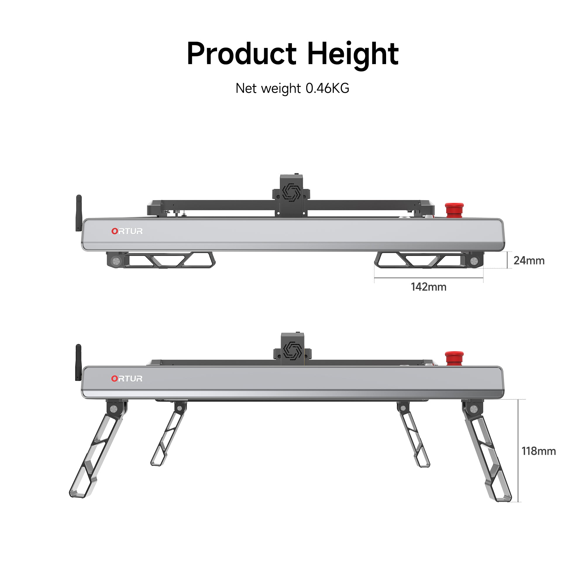 Ortur Foldable Feet for Laser Master 3 Series (FFT1.0)